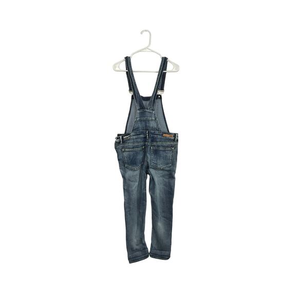 NWT Dollhouse Blue Distressed Denim Overalls Women’s Size 11 Juniors - Picture 2 of 7